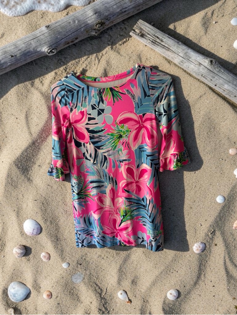 Excellent cond Lilly Pulitzer Girls' Mini Sophie Ruffle Dress “Pretty in Pink”